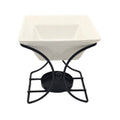 Ceramic & Metal Square Stand