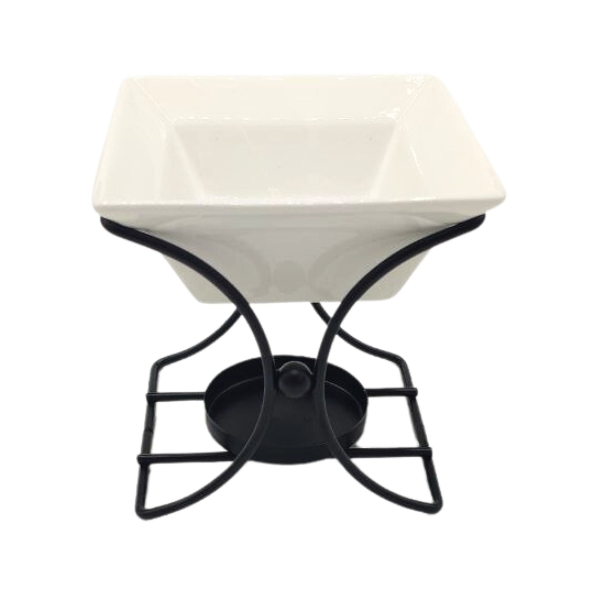 Ceramic & Metal Square Stand