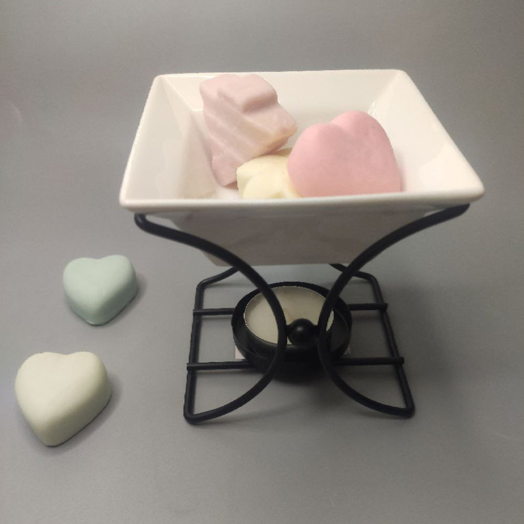 Ceramic & Metal Square Stand