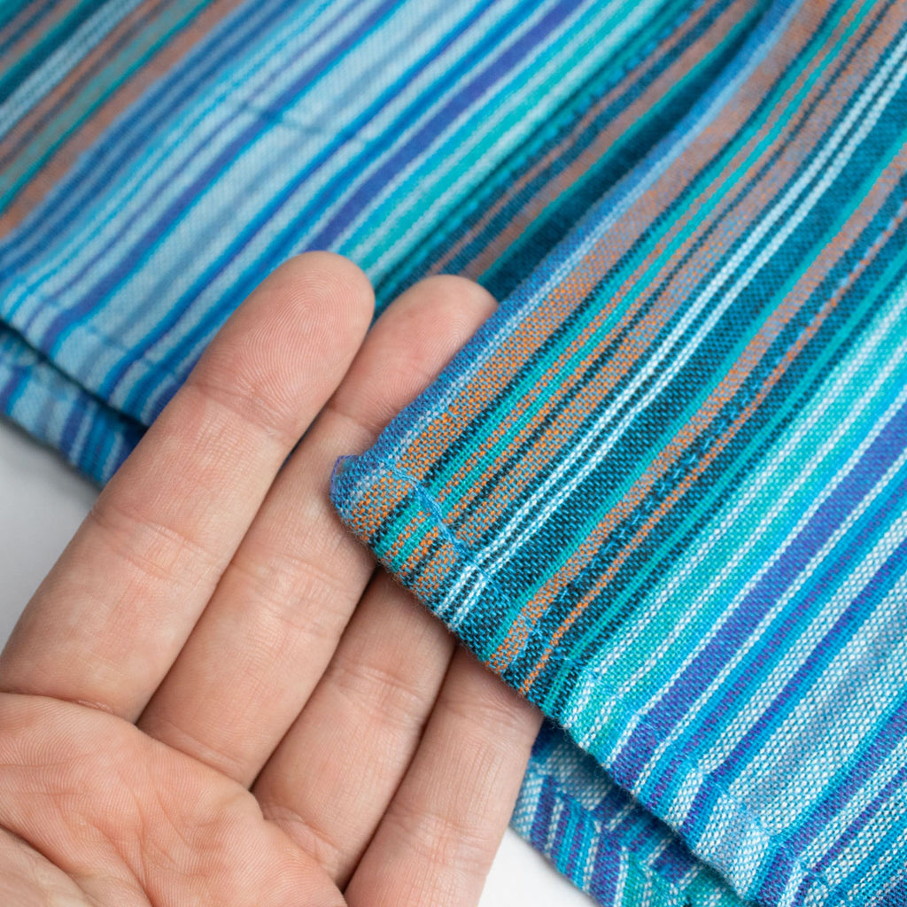 Nomad Sari Grandad Shirt - Turquoise - XL