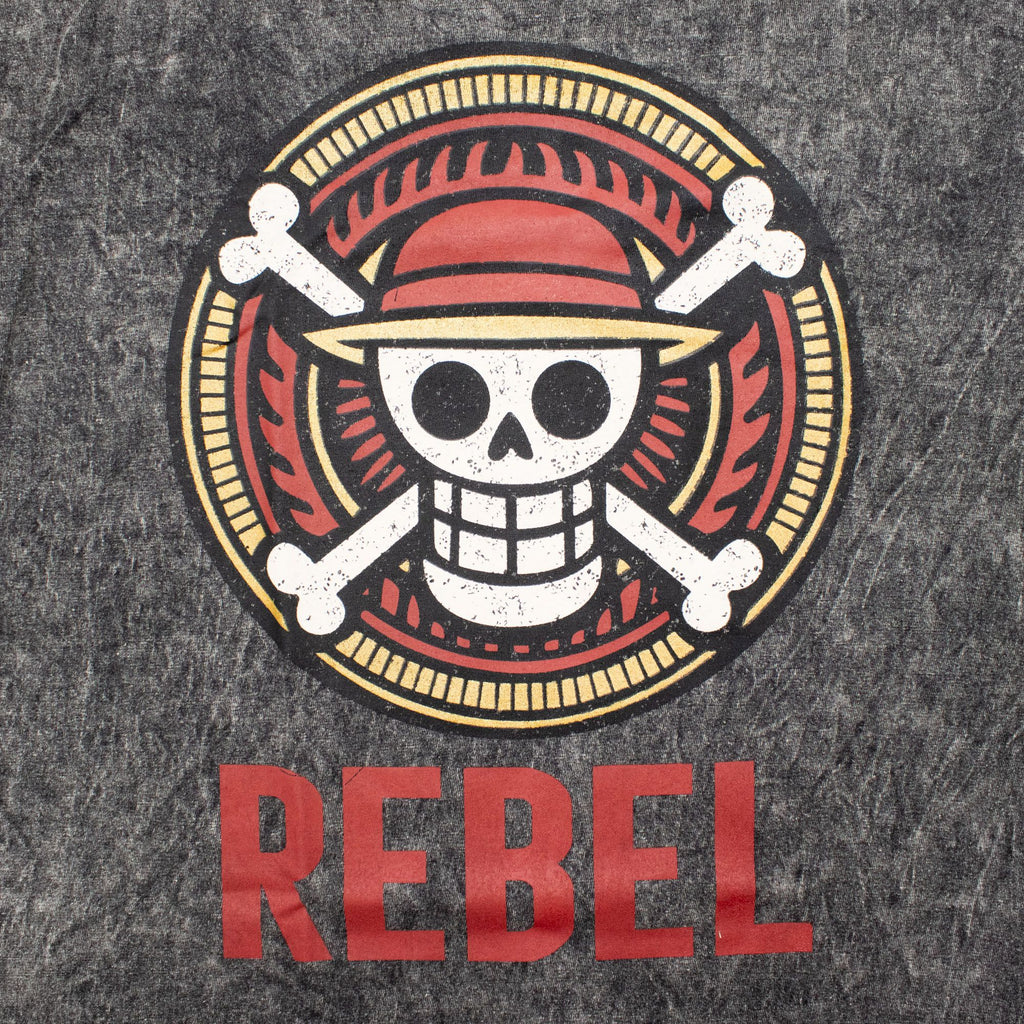 Nomad Sari Stonewashed Cotton T-Shirt - Rebel - Charcoal - Medium