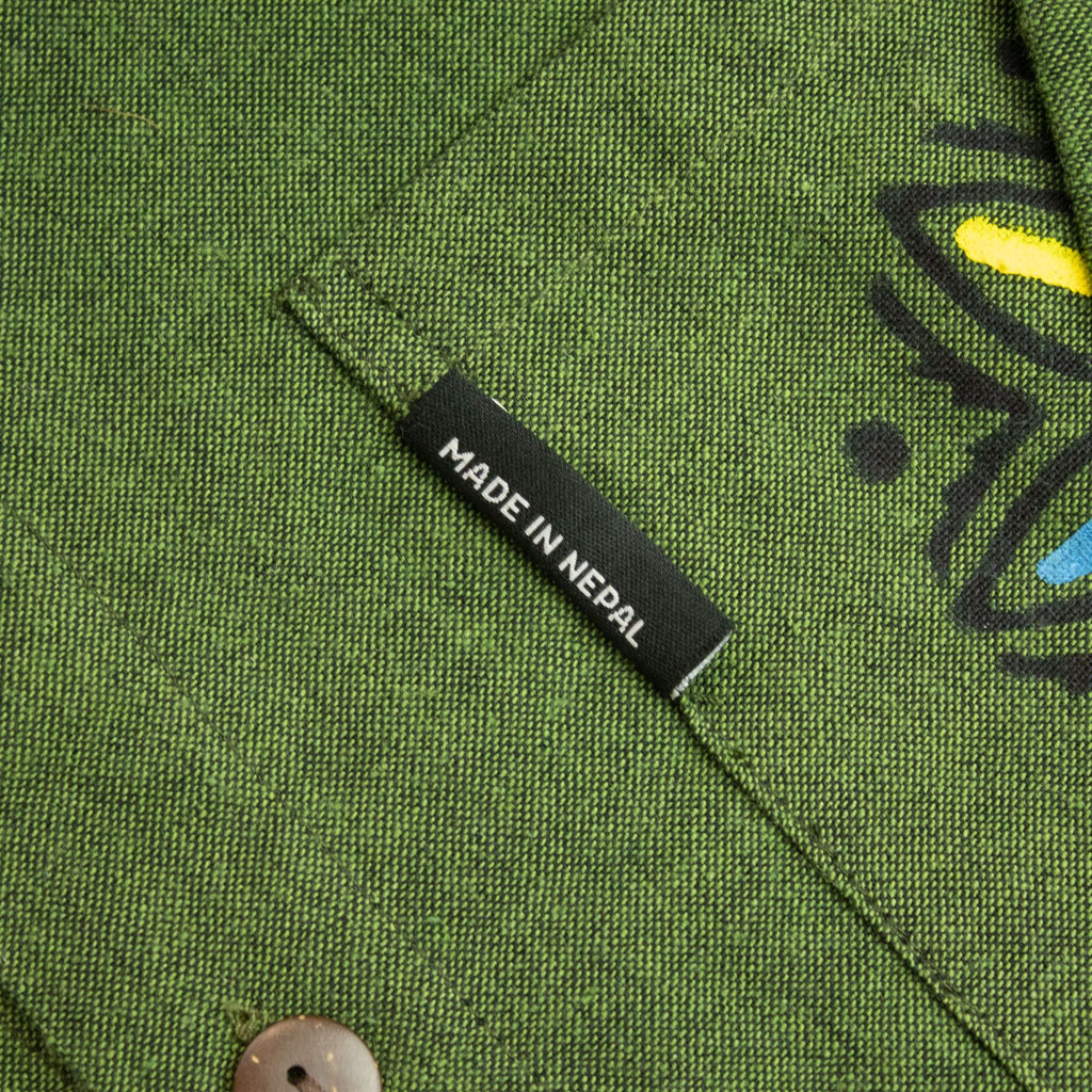 Nomad Sari Kathmandu Shirt - Forest Green - Large