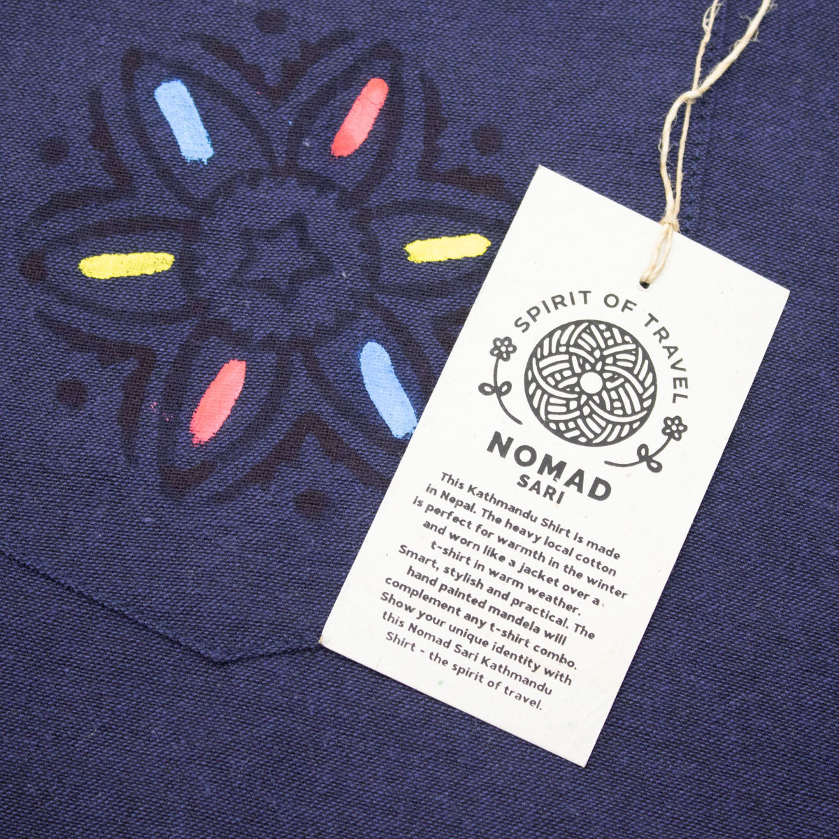 Nomad Sari Kathmandu Shirt - Indigo - Medium