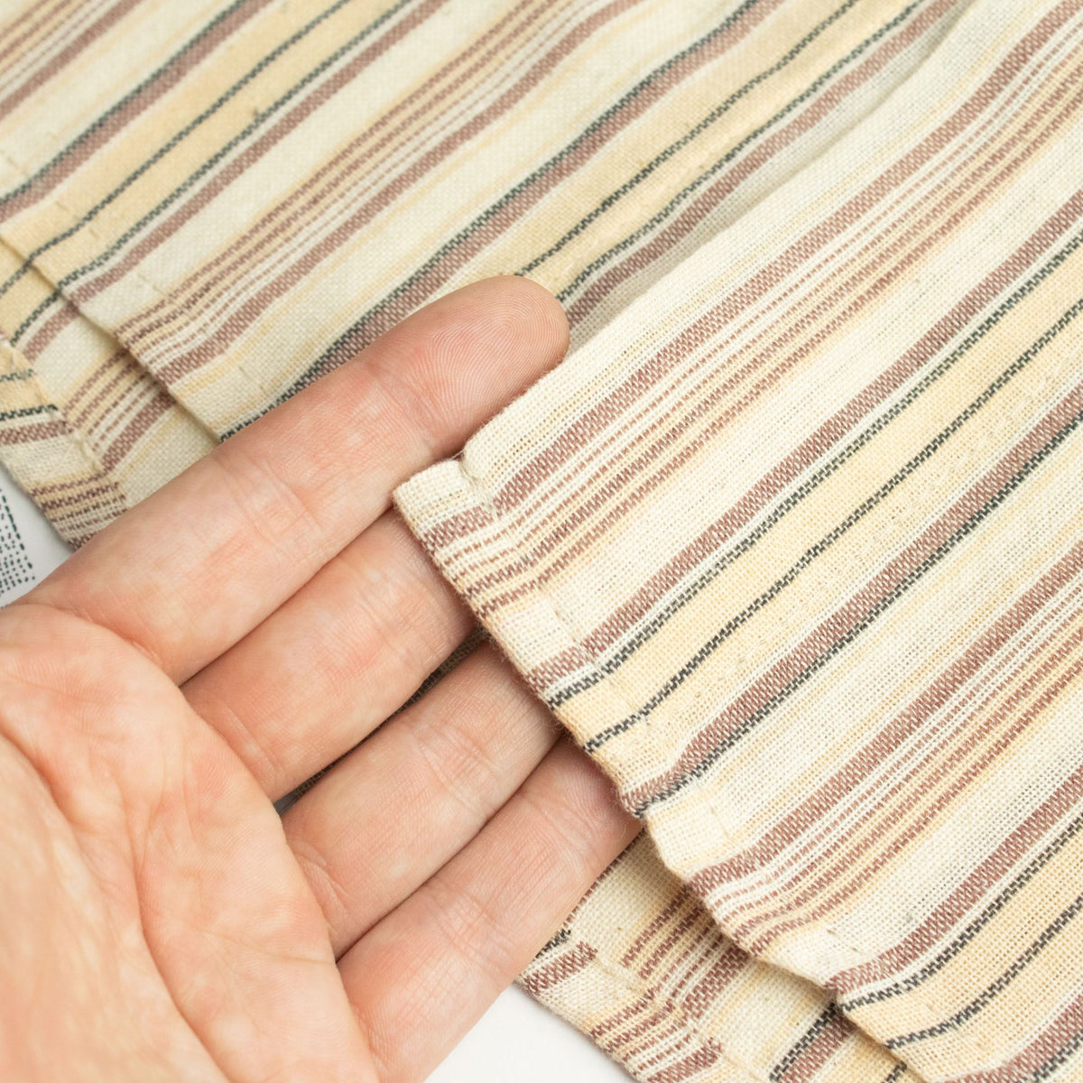Nomad Sari Grandad Shirt - Brown Beige - Medium