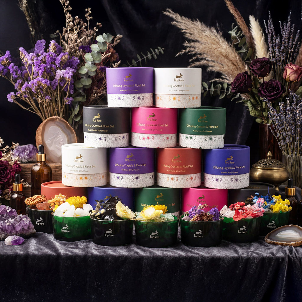 Hop Hare Diffusing Crystals & Floral Set - The Lovers