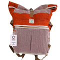 Hemp Trekking Rolling Backpack - Sunset Orange