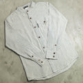 Nomad Sari Grandad Shirt - Grey Stone - Medium