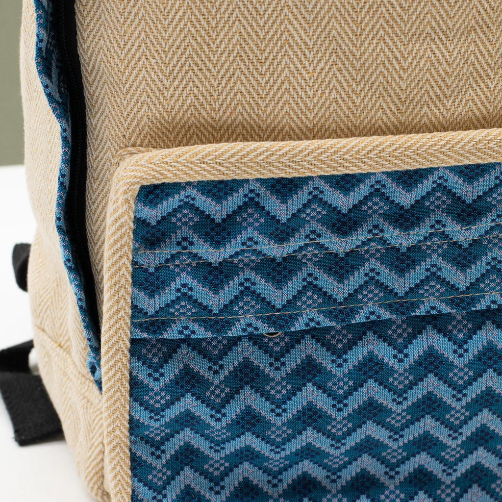 Large Kathmandu Backpack - Dhaka Design (39x28x13cm)