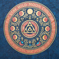 Nomad Sari Stonewashed Cotton T-Shirt - Stay Wild Moon Child - Blue - XL