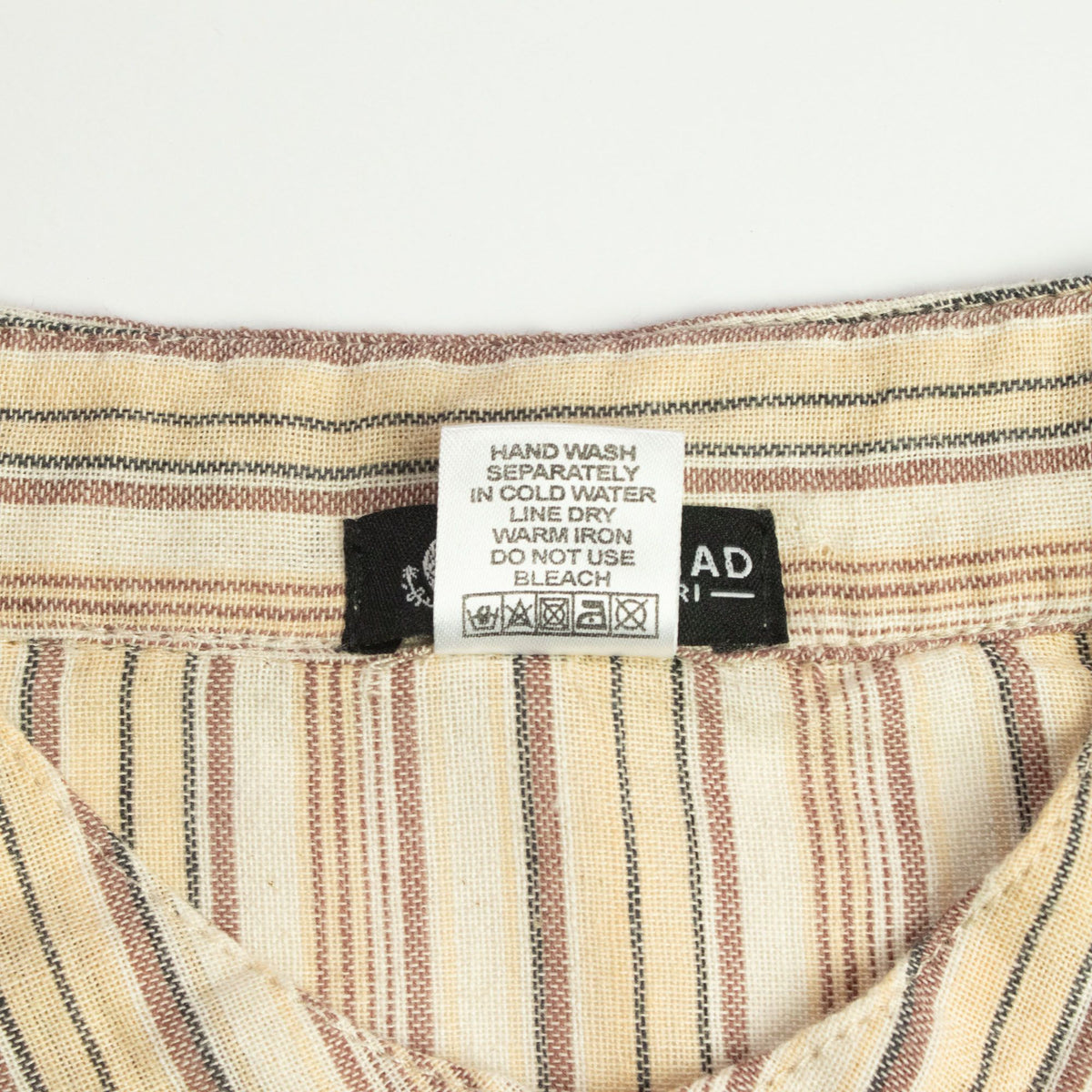 Nomad Sari Grandad Shirt - Brown Beige - Medium