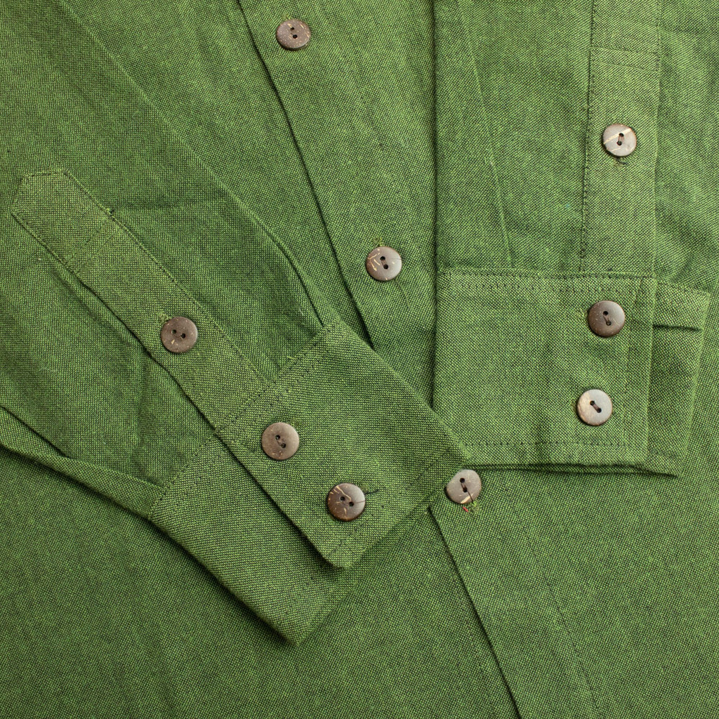 Nomad Sari Kathmandu Shirt - Forest Green - XL