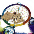 Bali Dreamcatchers - Small Heart - Black/White/Red