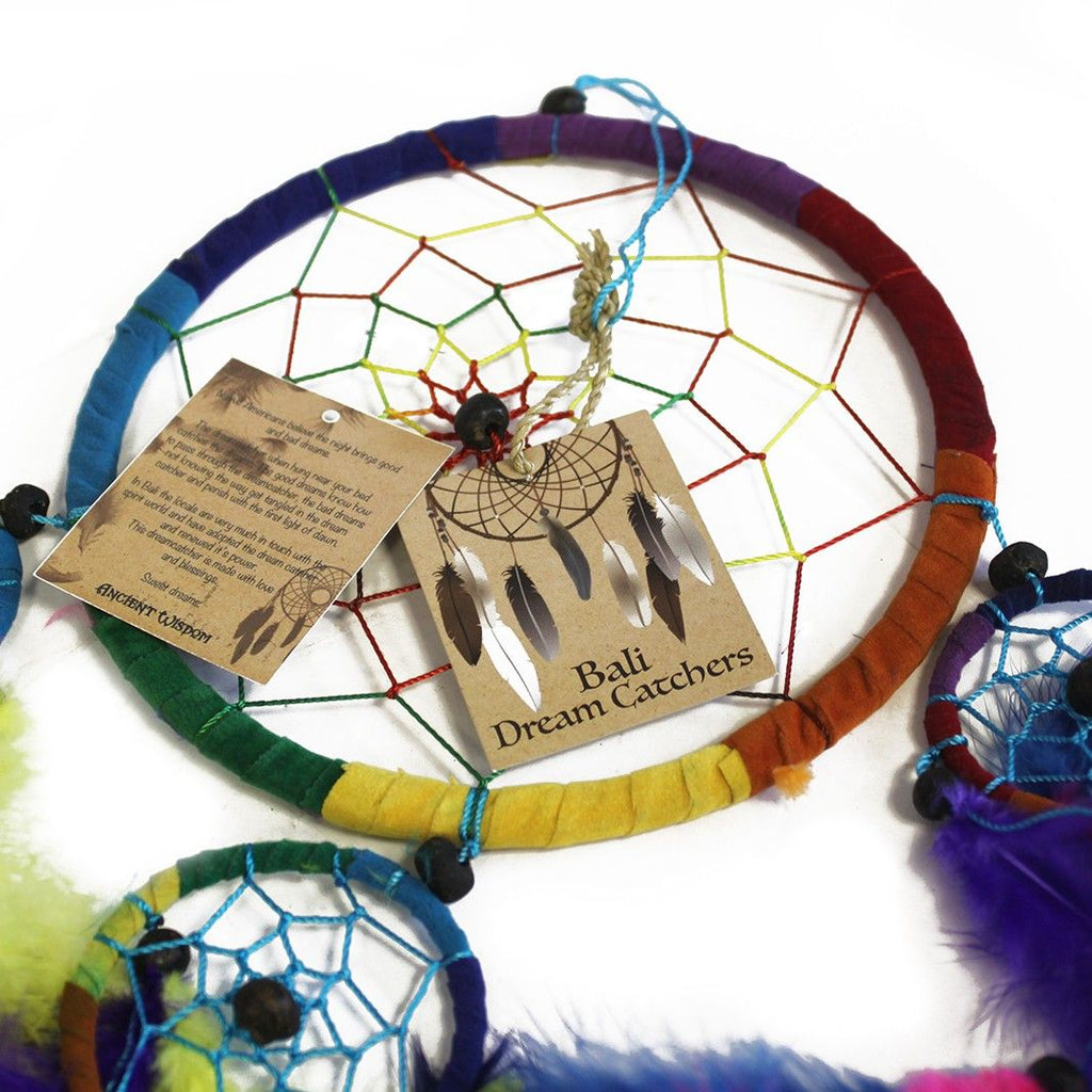 Bali Dreamcatchers - Medium Round - Cream/Coffee/Choc