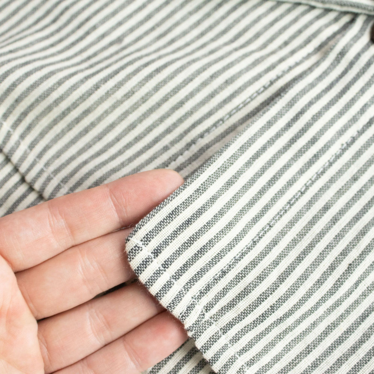 Nomad Sari Grandad Shirt - Grey Stone - XL