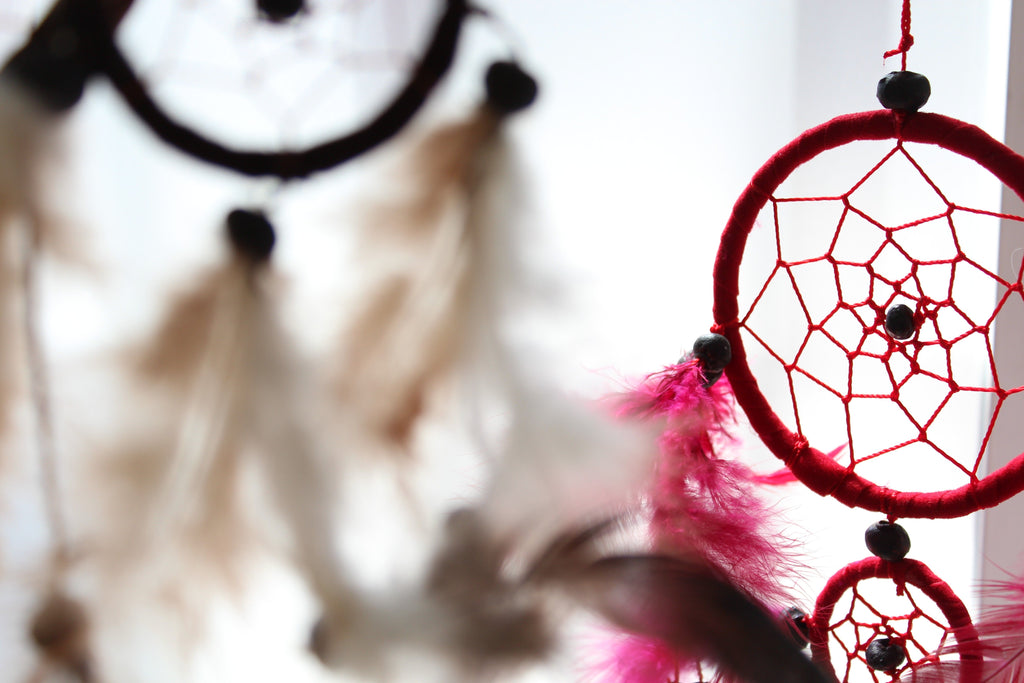 Bali Dreamcatchers - XLarge Round - Cream/Coffee/Choc
