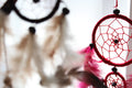 Bali Dreamcatchers - Small Heart - Turq/Pink/Purp