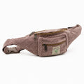 Cotton Hemp Style Belt (or Fanny) Bag - Wine