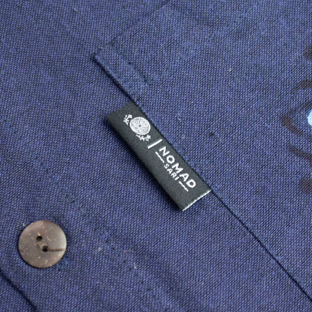 Nomad Sari Kathmandu Shirt - Indigo - Large