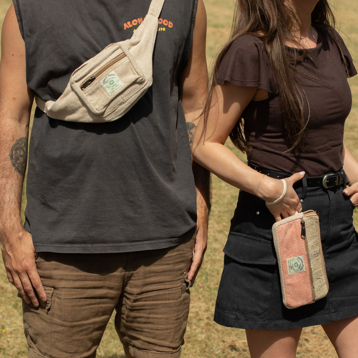 Hemp Phone/Tobacoo/Anything Zip Pouch (assorted)
