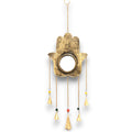 Indian Chimes - Hamsa Lrg Mirror 5 Bells