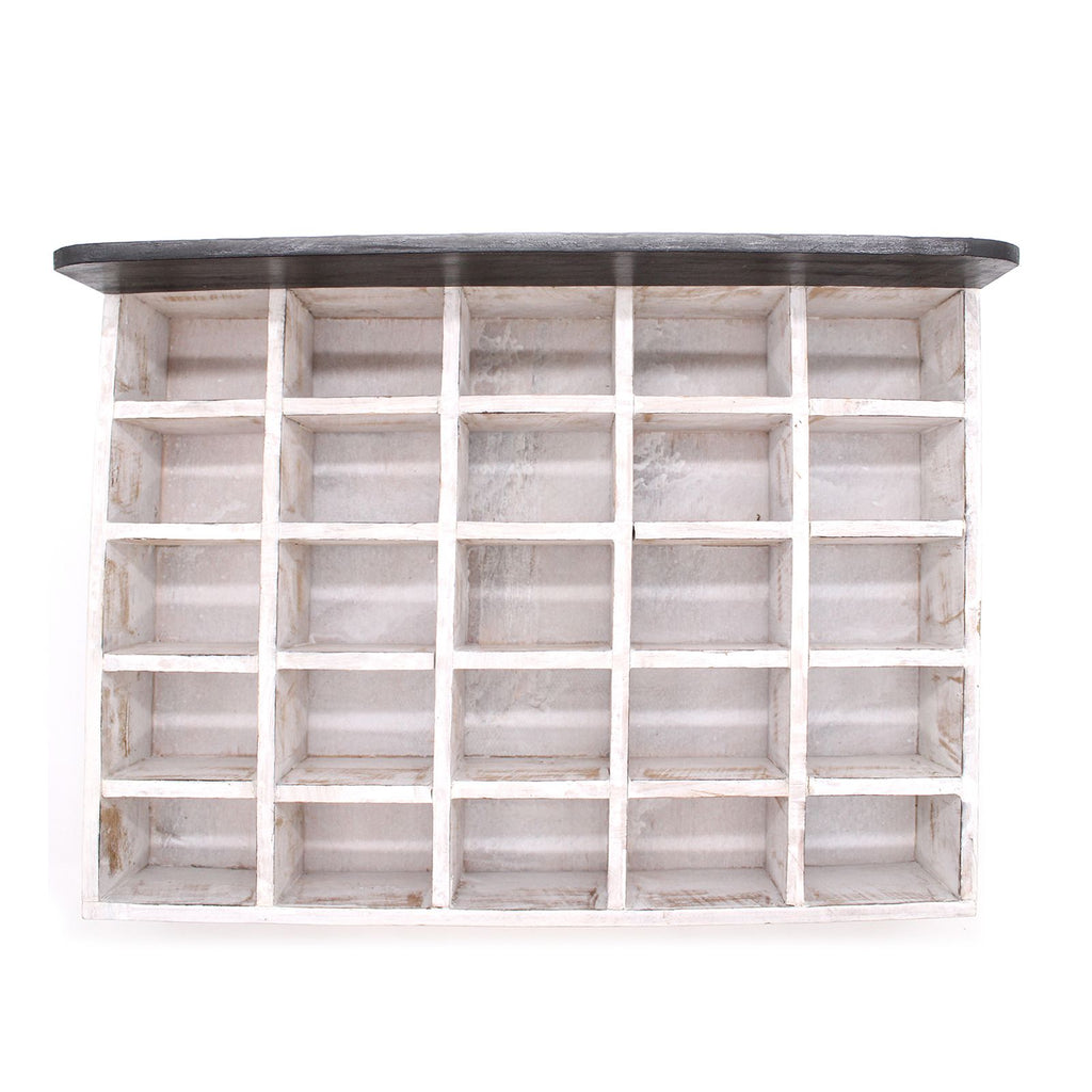Wooden Compartment Tray – 25 Sections